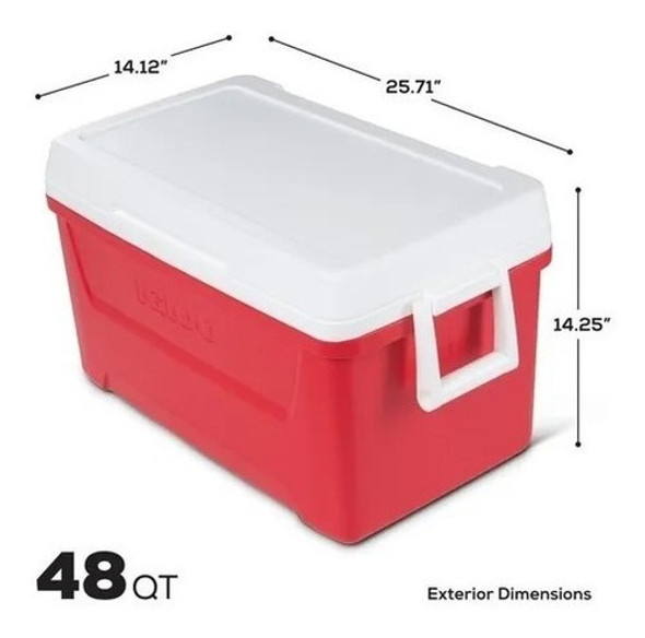 Conservadora  Laguna 48qt/45 Lts. - Igloo - Made In Usa 1
