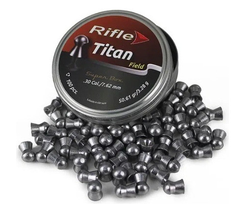 Balines Rifle Titan Field 7,62 De 50,61 Gr .30 Premium 7.62 1