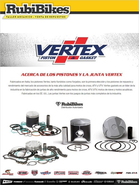 Pistón Para  Honda Crf 250r. Vertex Italy 1 Pistón Para  Honda Crf 250r. Vertex Italy 1