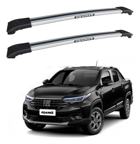 Barras Techo Eqmax Fiat Strada Volcano 21+ Y Ultra 24+ Gris 0