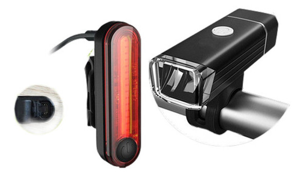Usb Super Brillante Led Bicicleta Bicicleta Luz Faro Luz Tra 0