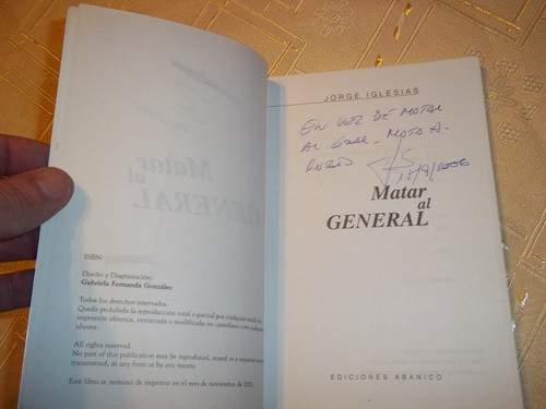 Matar Al General - Jorge Iglesias 1