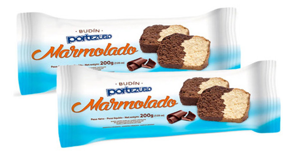 Budín Marmolado Portezuelo 200 Grs X 2 0