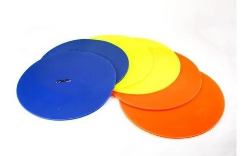 Set De 6 Circulos Demarcatorios Goma  Futbol Tactica Tsp 1