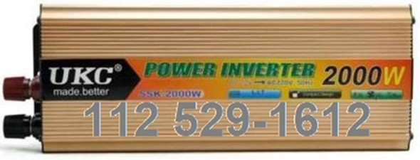 Conversor Inversor 2000w 12v 220vca C/ Usb 1