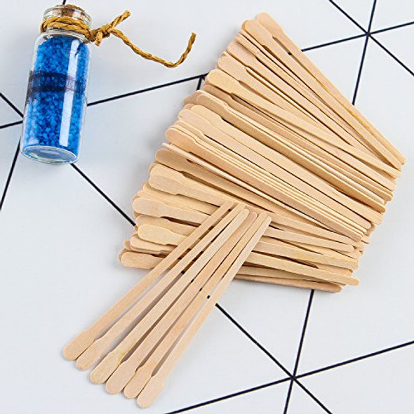 Aneco 800 Piezas Palos De Aplicador De Madera De Cera Espátu 1