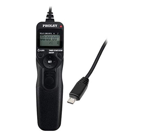 Cable De Control Remoto Pholsy Con Intervalómetro Cable De L 0