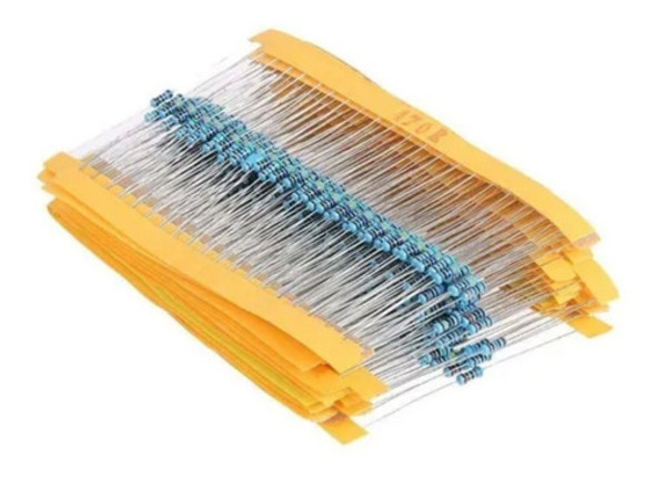 50 X Resistencia 1/4 5% Metal 1k Ohm 0