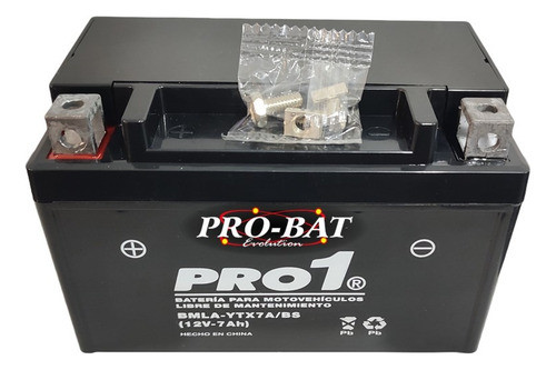 Bateria Ytx7a Bs Moto Vx Rx 150 Styler 150 Scooter Pro-bat 0