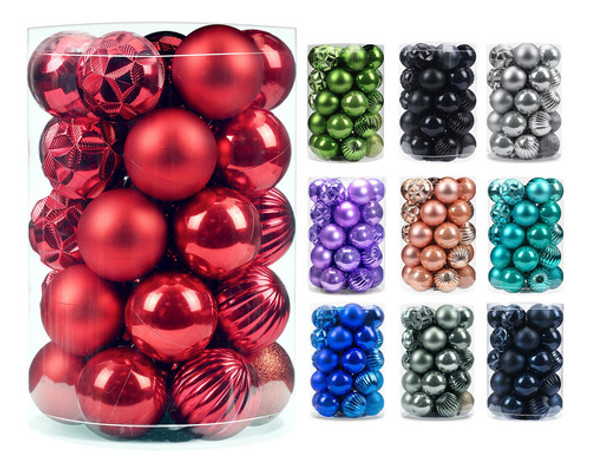 Ams - Bola De Navidad Con Miniadornos Exquisitos, Bolas Colo 0 Ams - Bola De Navidad Con Miniadornos Exquisitos, Bolas Colo 0