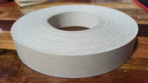 Tapacanto Lino Chiaro 22mm Ancho Preenc. Rollo 15mts. 1