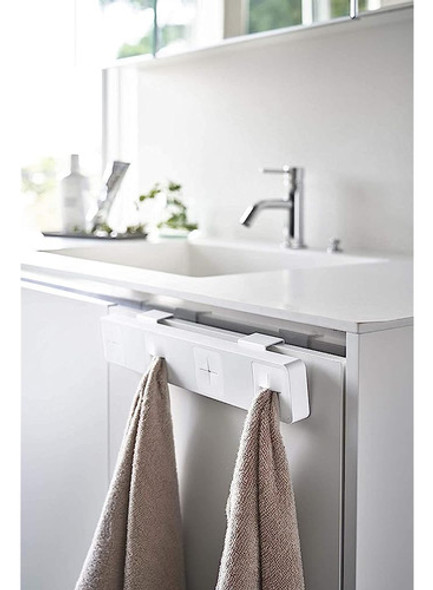 Yamazaki Home Tower Soporte De Toallas Autoadhesivo - Abs Pl 1