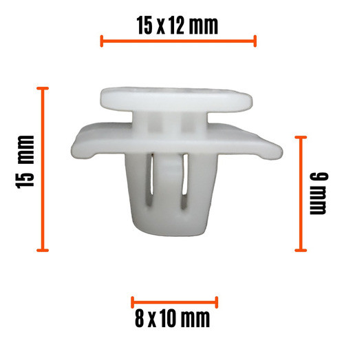 Clip Grampa Traba Moldura Honda Cr-v X10 C 1