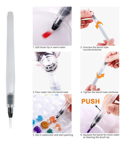 Juego De Acuarela Funto, Juego De Pintura De 48 Colores, 10 1