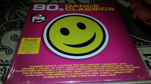 90s Dance Classics Vinilo Doble 140grs Nuevo Temazos 2021 0