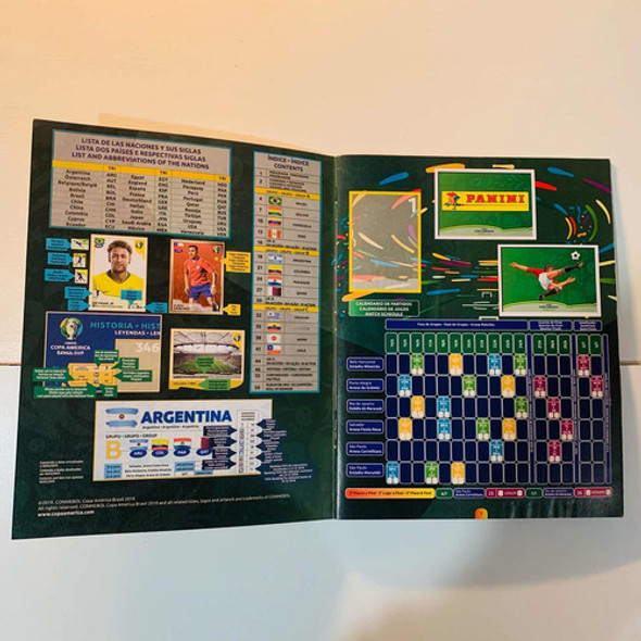 Álbum Copa America Brasil 2019 Panini - 258 Figuritas 1
