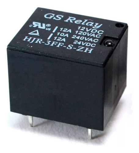 Relé Relay Simple Inversor Bobina 12v 10a 5 Pines 0