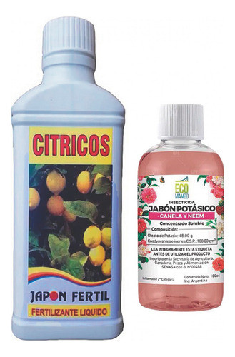 Japón Fértil Citricos 260ml Jabón Potásico Ecomambo 250ml 0