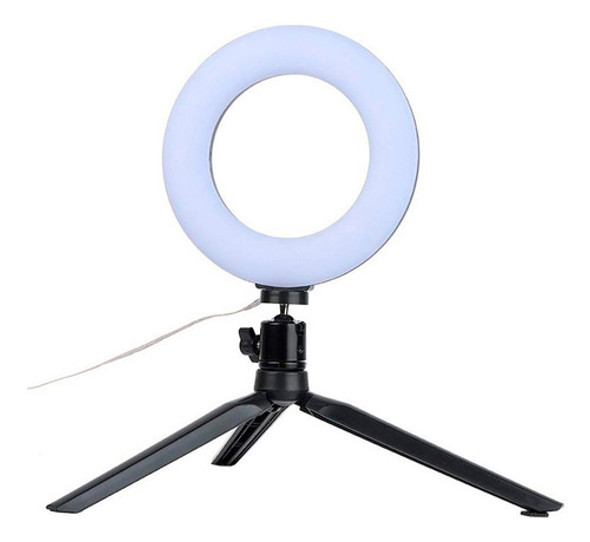 Anillo Luz Led Selfie Maquillaje Foto 3luces Control+trípode 0