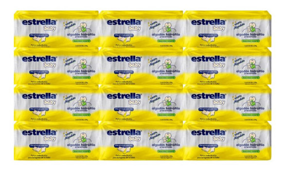 12 Packs Algodon Precortado Estrella Baby X100 Grs 0 12 Packs Algodon Precortado Estrella Baby X100 Grs 0
