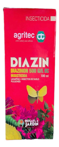 Insecticida Diazin - Elimina Insectos Plantas Jardín 0