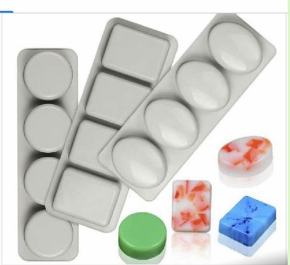 Moldes De Silicona P/jabones X 3 Unidades 0