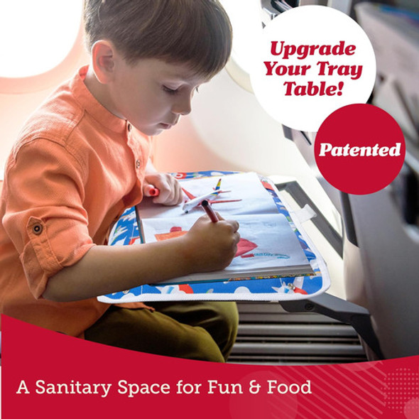 Tapete De Mesa Con Bolsillos Para Viaje En Bebés Y Adultos 1