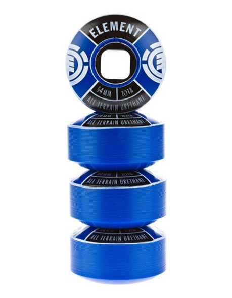Ruedas Para Skate Element Divided Blue 54mm 101a 1