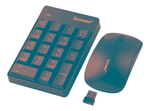 Teclado Numérico Y Ratón Combo 2.4g Usb Mini Inalámbrico Núm 0