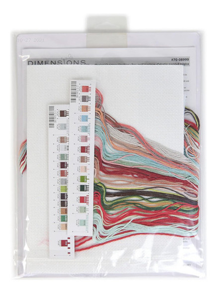 Kit De Punto De Cruz Para Navideño 40 Cm 7 Piezas Incluidas 1