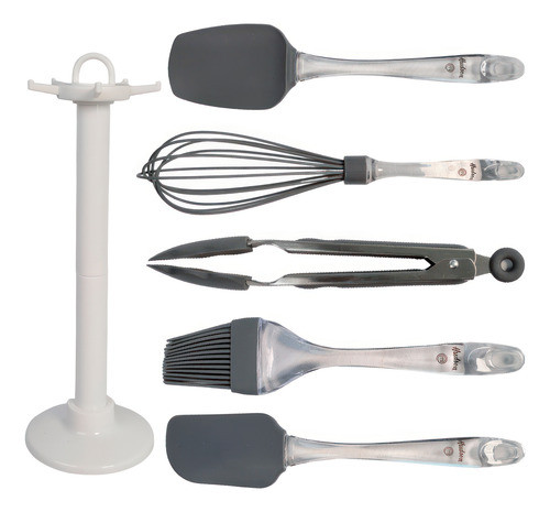 Set 5 Utensilios De Silicona Hudson Base Colgante Masterchef 1