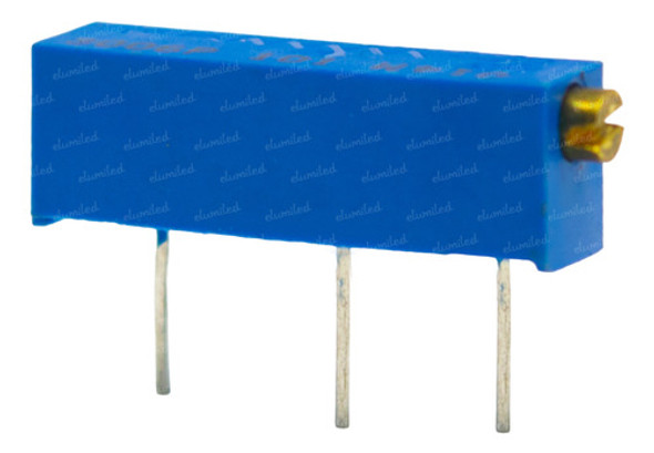 25 Preset Trimpot 3006p 15 Vueltas Horiz 200k (204) 0