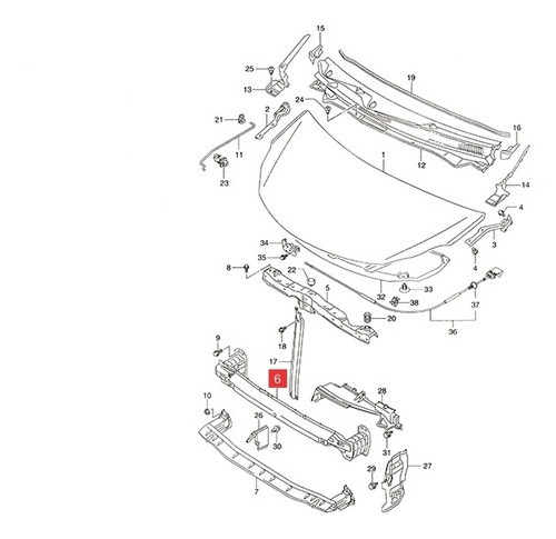 Refuerzo Parachoq Delantero Superior Suzuki Celerio 2010-15 0