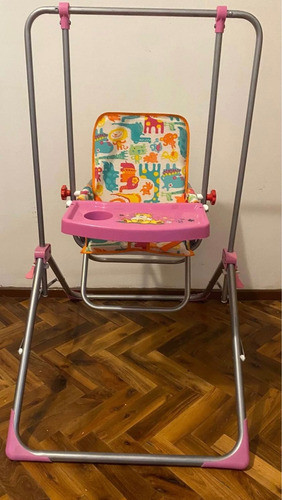 Columpio Pío Pío Para Bebés Hasta 3 Años Color Rosado. 1