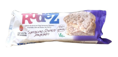 Rodez - Galletas De Arroz Yamani X24 Con Sarraceno Y Quinoa 0