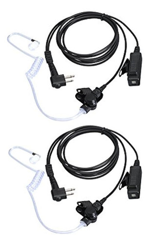 Auriculares Para Motorie Walkie Talkies Con Micrófono De 2 P 0