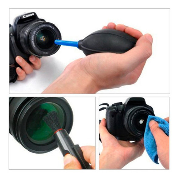 Kit Limpieza Lente Cámara Reflex 3 En 1 Sensor Fotografía 1 Kit Limpieza Lente Cámara Reflex 3 En 1 Sensor Fotografía 1