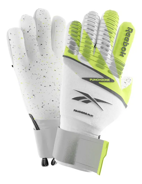 Reebok Kick Goalkeeper Gloves – Fingersave System, German Latex Palm, Adult Men (2024)