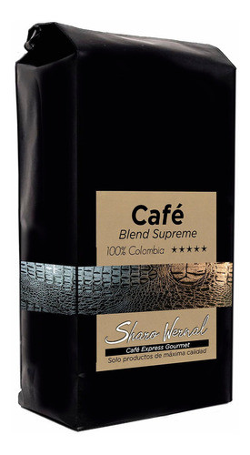 Café Granos Blend Supreme Colombia Expreso Sharo Wernal 1 Kg 1