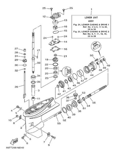 Kit De 4 Retenes De Pata Y Oring Para Yamaha 40hp 2t 2000+ 1
