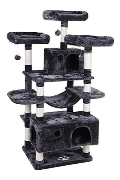 Bewishome Gran Condominio De Arbol De Gato Con Postes De Ra 0