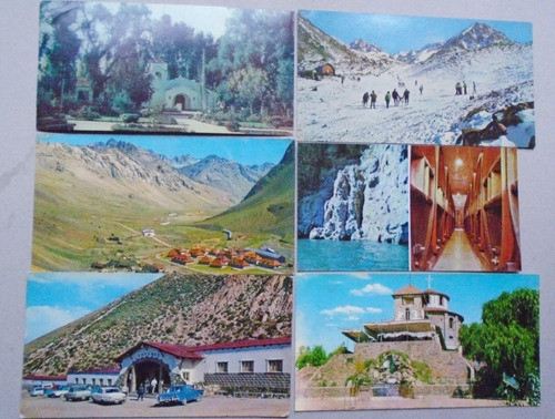 #p Lote 12 Postales Color - Provincia Mendoza Años 70 1