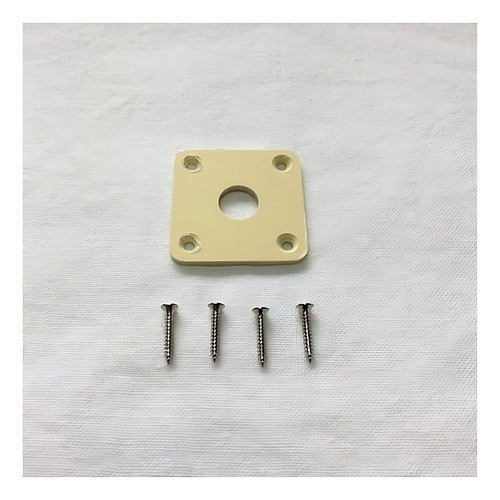 Porta Jack Plastico Para Les Paul Ds Parts Dsa188 Crema 0