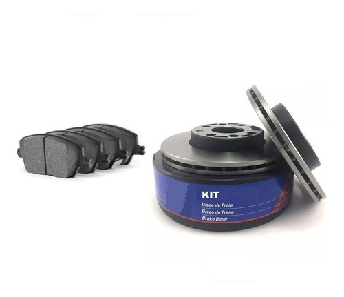 Kit Discos  + Pastillas De Freno Vw Golf Iv 1.6 - Suran- Fox 0