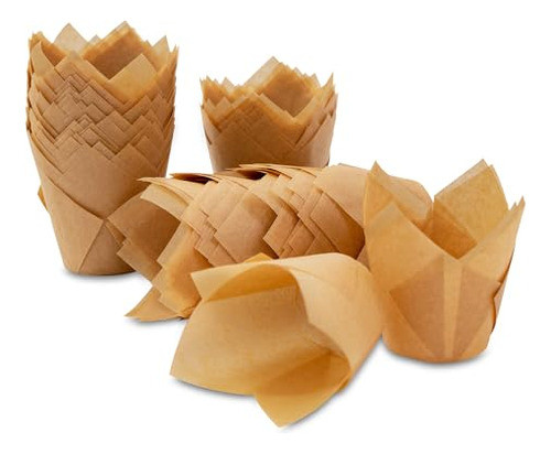 Moldes Kalaien Tulip Para Magdalenas, 150 Unidades, Papel Pe 1