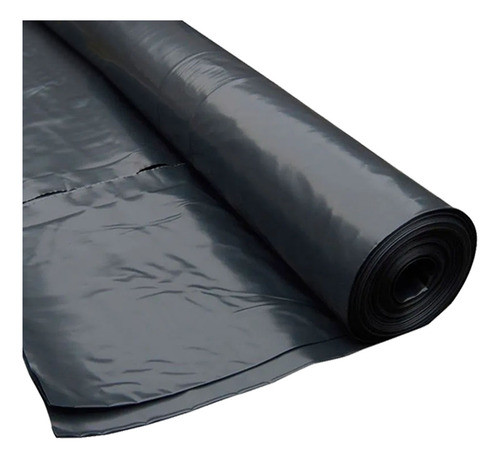 Nylon Polietileno Negro 2mts 200mic 50mts Obra 0