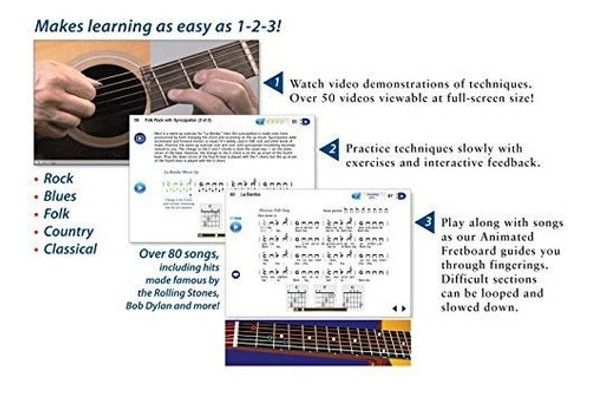 Metodo De Guitarra Emedia V6 Con Afinador De Mini Llavero Pi 1