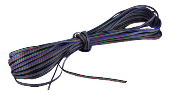 Cable Rgb De 0.5mm 24 Awg Para Tiras Luces Rgb Led X Metro 0