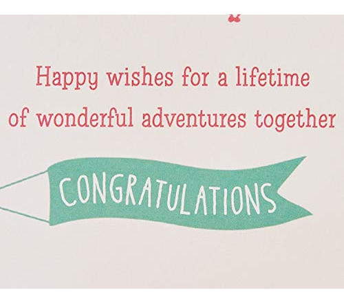 Tarjeta De Boda Papyrus (vuelo De Recién Casados) 1