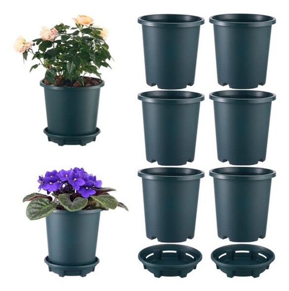 Paquete De 6 Macetas De 1.5 Galones Macetas De Interior De 6 0 Paquete De 6 Macetas De 1.5 Galones Macetas De Interior De 6 0